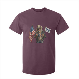 Patriotic Uncle Sam Celebrating 250 Years America T Shirt For Kid TS12 Maroon Print Your Wear