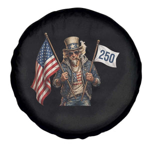 Patriotic Uncle Sam Celebrating 250 Years America Spare Tire Cover TS12 Print Your Wear