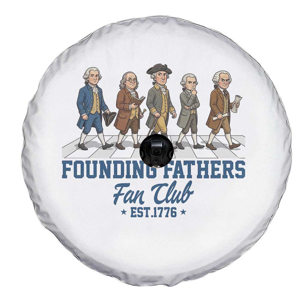Funny Founding Fathers Fan Club Spare Tire Cover Patriotic American History TS12 Print Your Wear