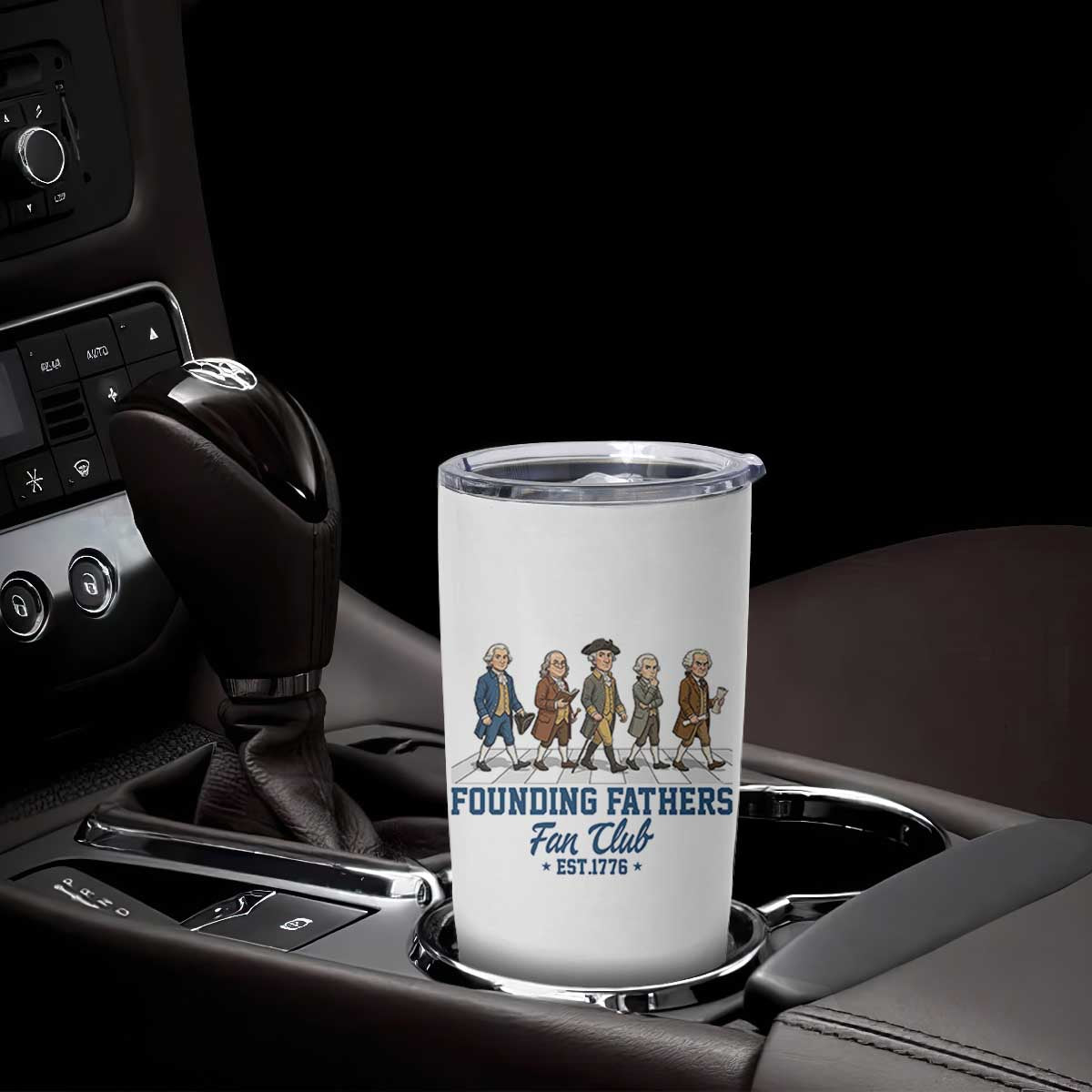 Funny Founding Fathers Fan Club Tumbler Cup Patriotic American History TS12 Print Your Wear