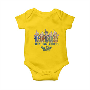 Funny Founding Fathers Fan Club Baby Onesie American History Lovers TS12 Daisy Print Your Wear