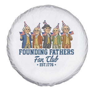 Funny Founding Fathers Fan Club Spare Tire Cover American History Lovers TS12 Print Your Wear