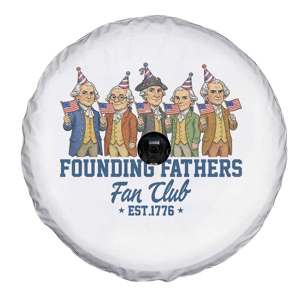 Funny Founding Fathers Fan Club Spare Tire Cover American History Lovers TS12 Print Your Wear