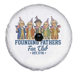 Funny Founding Fathers Fan Club Spare Tire Cover American History Lovers TS12 Print Your Wear