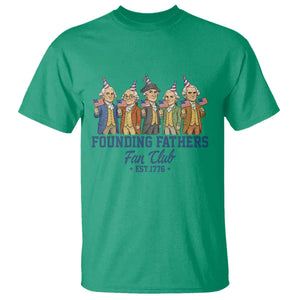 Funny Founding Fathers Fan Club T Shirt American History Lovers TS12 Irish Green Print Your Wear