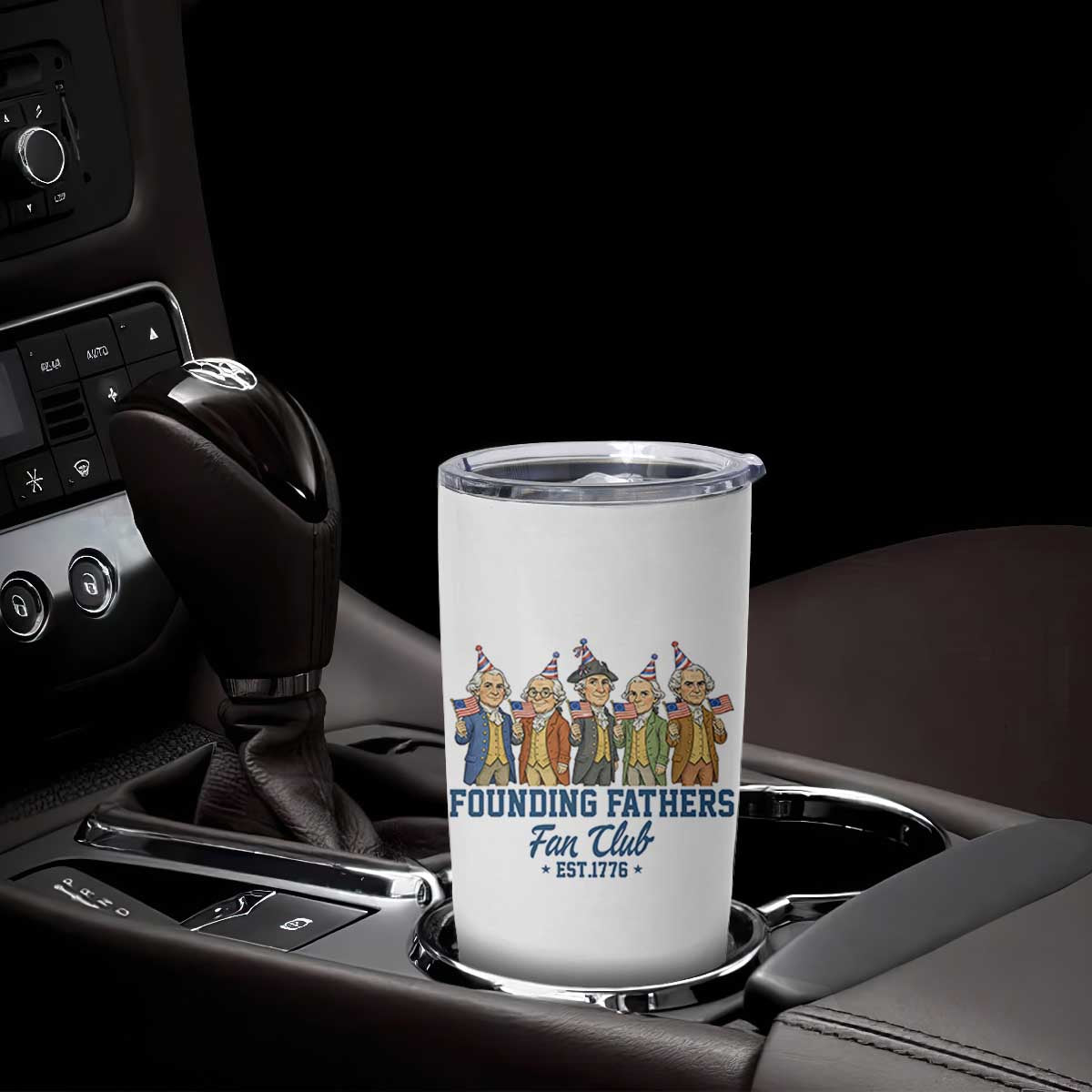 Funny Founding Fathers Fan Club Tumbler Cup American History Lovers TS12 Print Your Wear