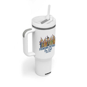 Funny Founding Fathers Fan Club Tumbler With Handle American History Lovers TS12 Print Your Wear