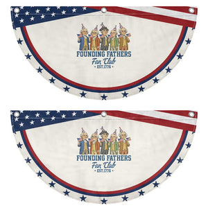 Funny Founding Fathers Fan Club Patriotic Fan Flag American History Lovers