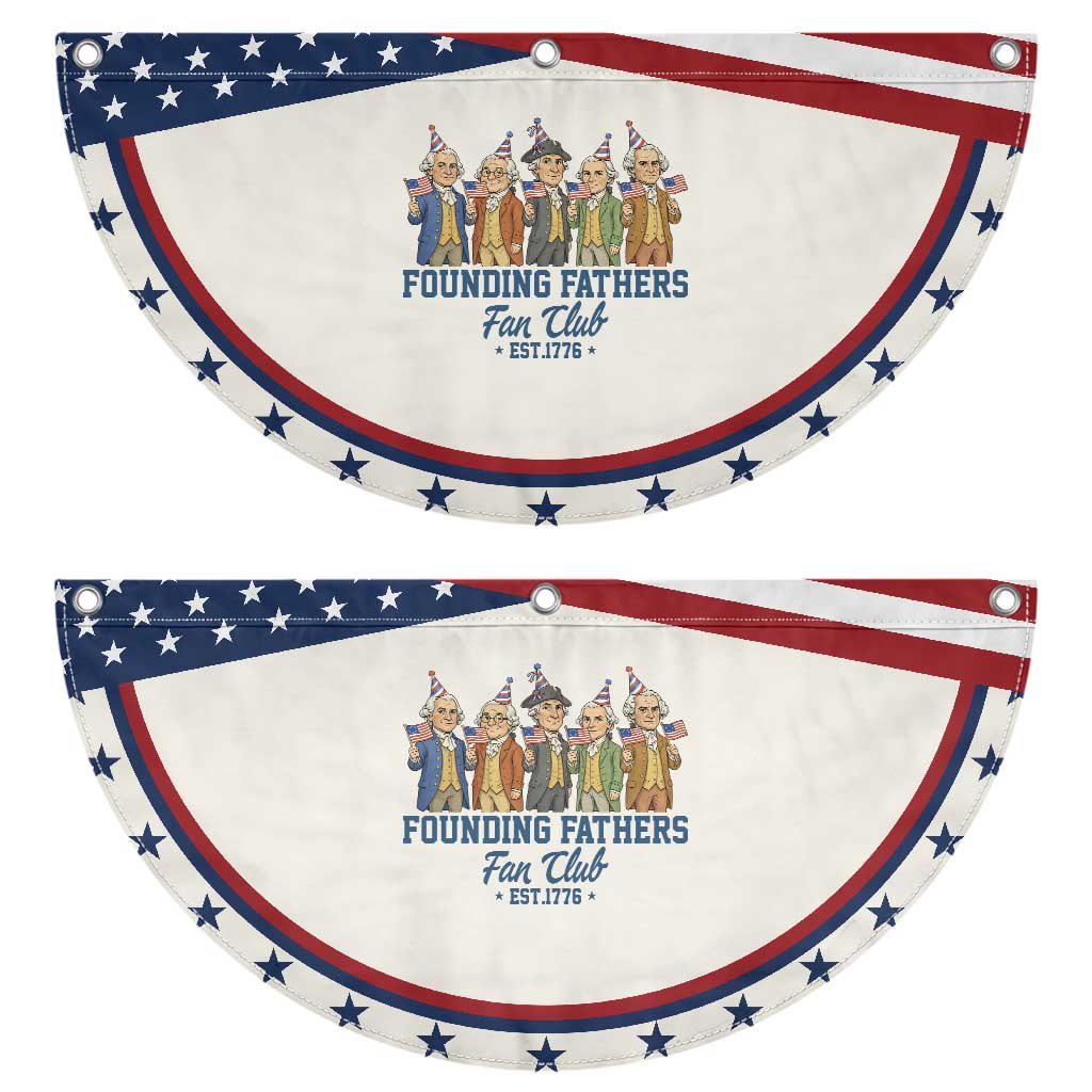 Funny Founding Fathers Fan Club Patriotic Fan Flag American History Lovers TS12 2pcs pack Classic Beige Print Your Wear