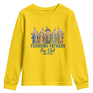 Funny Founding Fathers Fan Club Youth Sweatshirt American History Lovers TS12 Daisy Print Your Wear