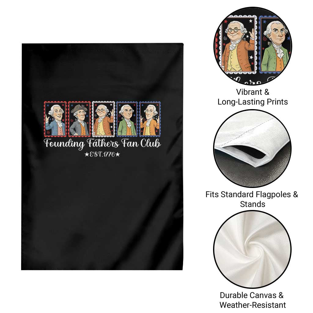 Funny Founding Fathers Fan Club Patriotic History Garden Flag TS12 Print Your Wear