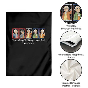 Funny Founding Fathers Fan Club Patriotic History Garden Flag TS12 Print Your Wear