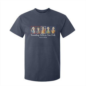 Funny Founding Fathers Fan Club Patriotic History T Shirt For Kid TS12 Navy Print Your Wear