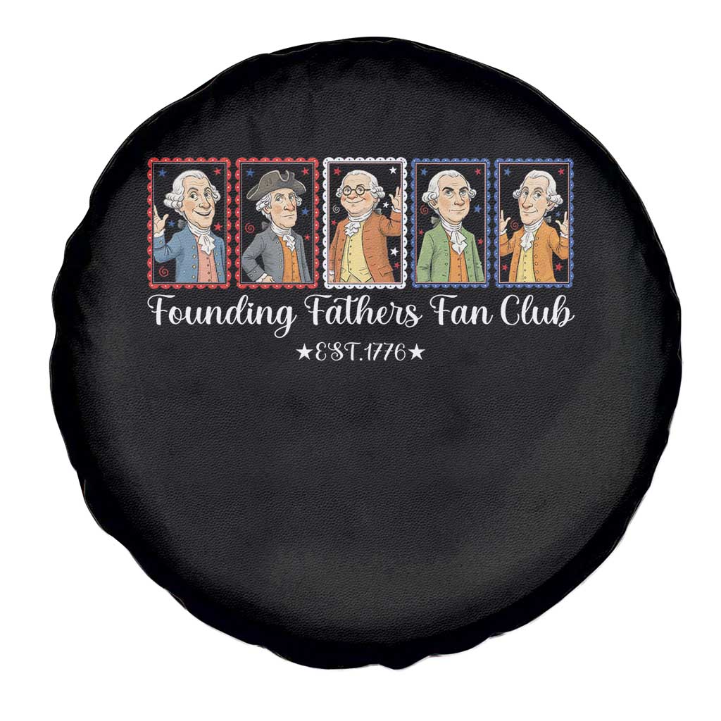 Funny Founding Fathers Fan Club Patriotic History Spare Tire Cover TS12 Print Your Wear