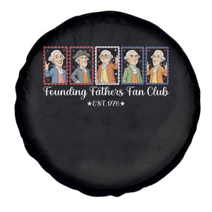 Funny Founding Fathers Fan Club Patriotic History Spare Tire Cover TS12 Print Your Wear