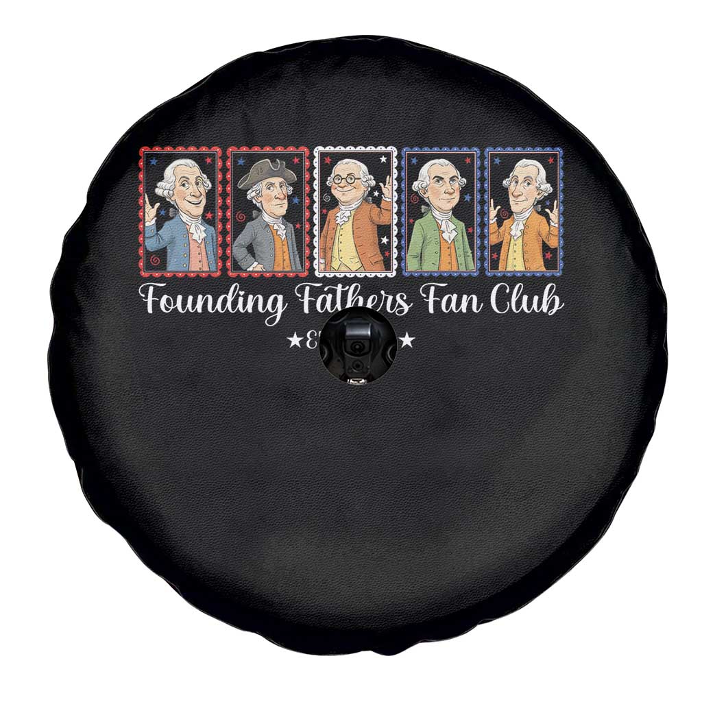 Funny Founding Fathers Fan Club Patriotic History Spare Tire Cover TS12 Print Your Wear