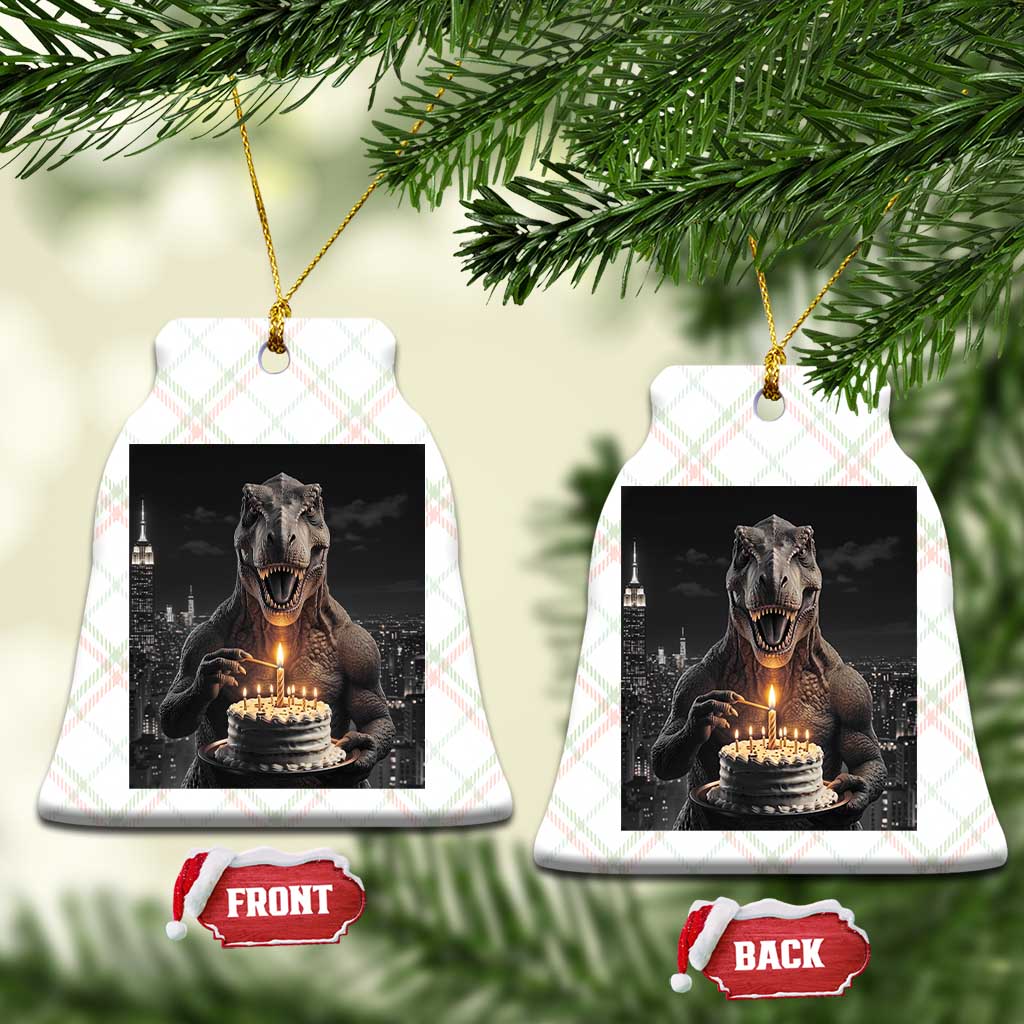 Funny Birthday Dinosaur Ceramic Ornament Prehistoric Party Celebration TS12 Print Your Wear