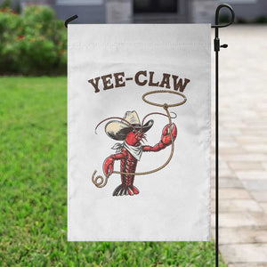 Yee Claw Garden Flag Funny Crawfish Cajun Seafood Festival TS12 Print Your Wear