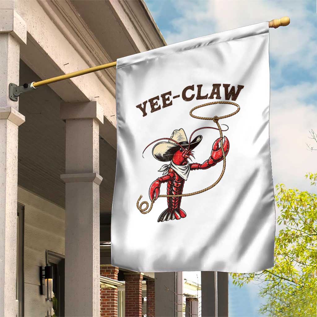 Yee Claw Garden Flag Funny Crawfish Cajun Seafood Festival TS12 Print Your Wear
