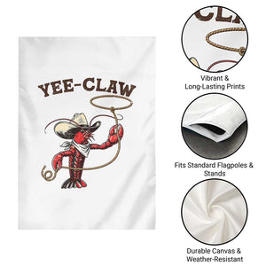 Yee Claw Garden Flag Funny Crawfish Cajun Seafood Festival TS12 Print Your Wear
