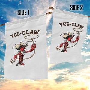 Yee Claw Garden Flag Funny Crawfish Cajun Seafood Festival TS12 Print Your Wear