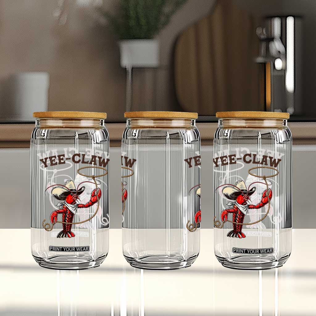 Yee Claw Glass Can Funny Crawfish Cajun Seafood Festival TS12 Print Your Wear