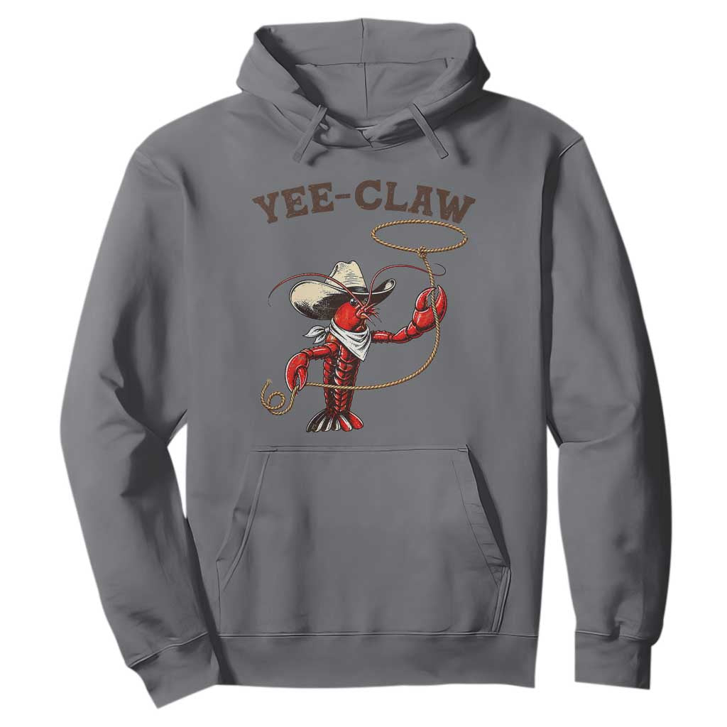 Yee Claw Hoodie Funny Crawfish Cajun Seafood Festival TS12 Charcoal Print Your Wear