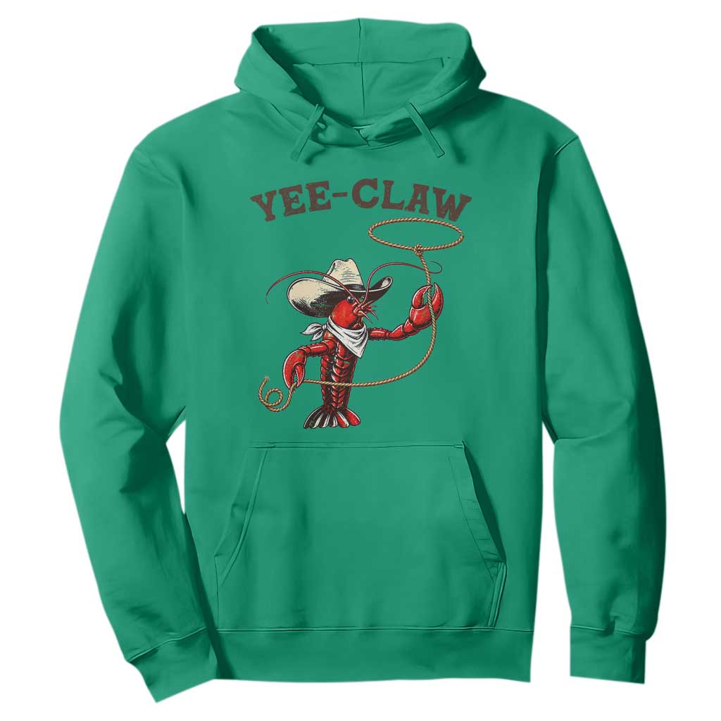 Yee Claw Hoodie Funny Crawfish Cajun Seafood Festival TS12 Irish Green Print Your Wear