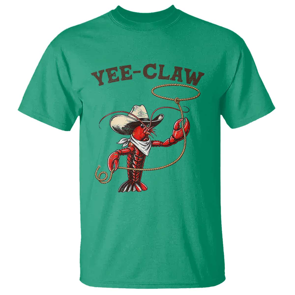 Yee Claw T Shirt Funny Crawfish Cajun Seafood Festival TS12 Irish Green Print Your Wear