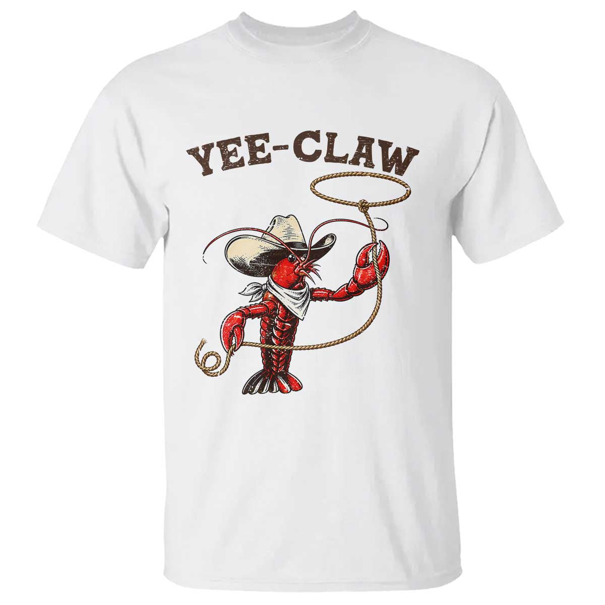 Yee Claw T Shirt Funny Crawfish Cajun Seafood Festival TS12 White Print Your Wear