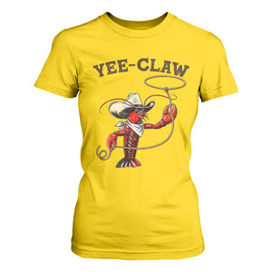 Yee Claw T Shirt For Women Funny Crawfish Cajun Seafood Festival TS12 Daisy Print Your Wear
