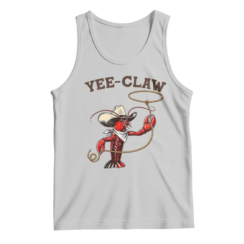 Yee Claw Tank Top Funny Crawfish Cajun Seafood Festival TS12 Ash Print Your Wear