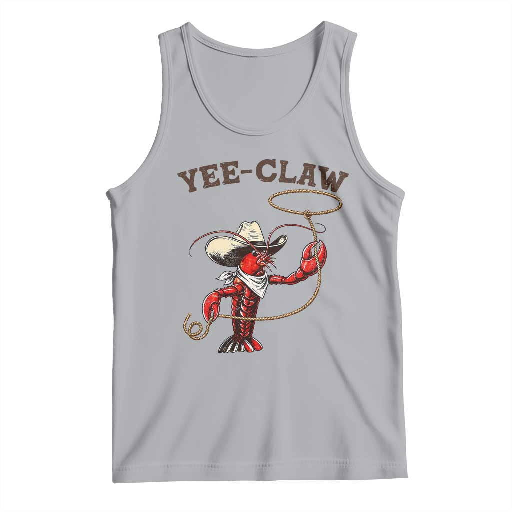 Yee Claw Tank Top Funny Crawfish Cajun Seafood Festival TS12 Athletic Heather Print Your Wear