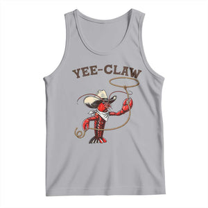 Yee Claw Tank Top Funny Crawfish Cajun Seafood Festival TS12 Athletic Heather Print Your Wear