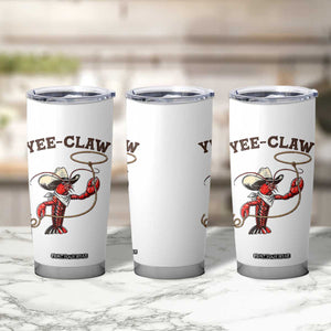 Yee Claw Tumbler Cup Funny Crawfish Cajun Seafood Festival TS12 Print Your Wear