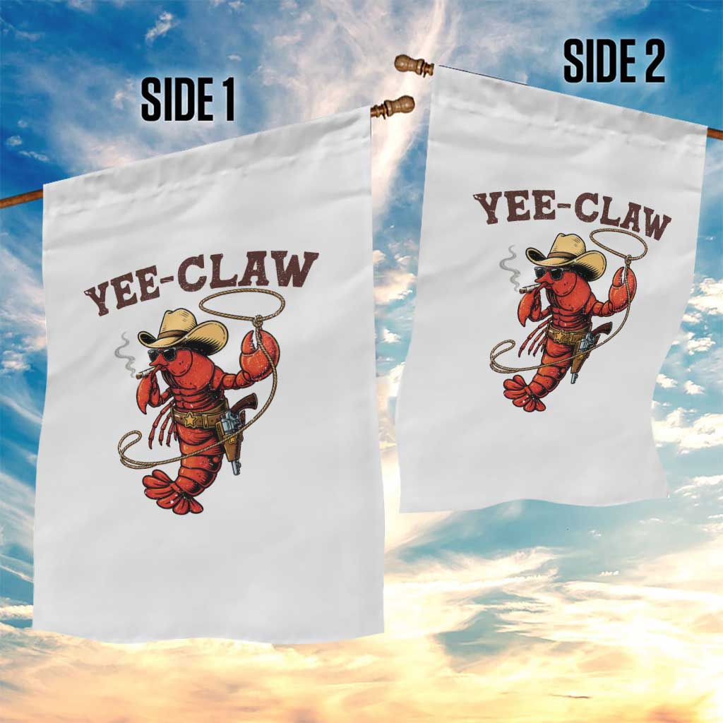 Yee Claw Southern Crawfish Garden Flag Funny Seafood Party Graphic TS12 Print Your Wear
