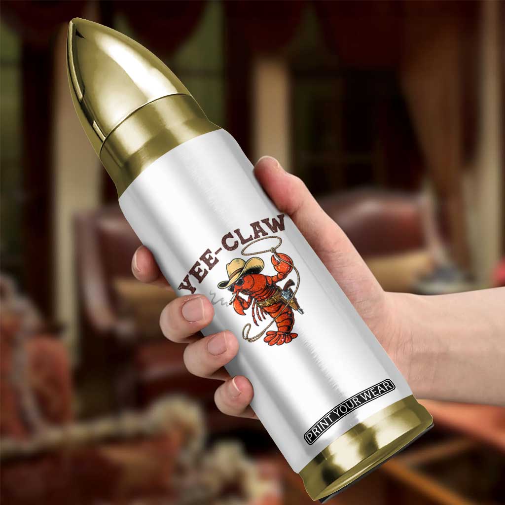 Yee Claw Southern Crawfish Bullet Tumbler Funny Seafood Party Graphic TS12 Print Your Wear