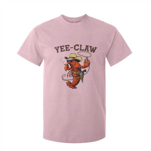 Yee Claw Southern Crawfish T Shirt For Kid Funny Seafood Party Graphic TS12 Light Pink Print Your Wear
