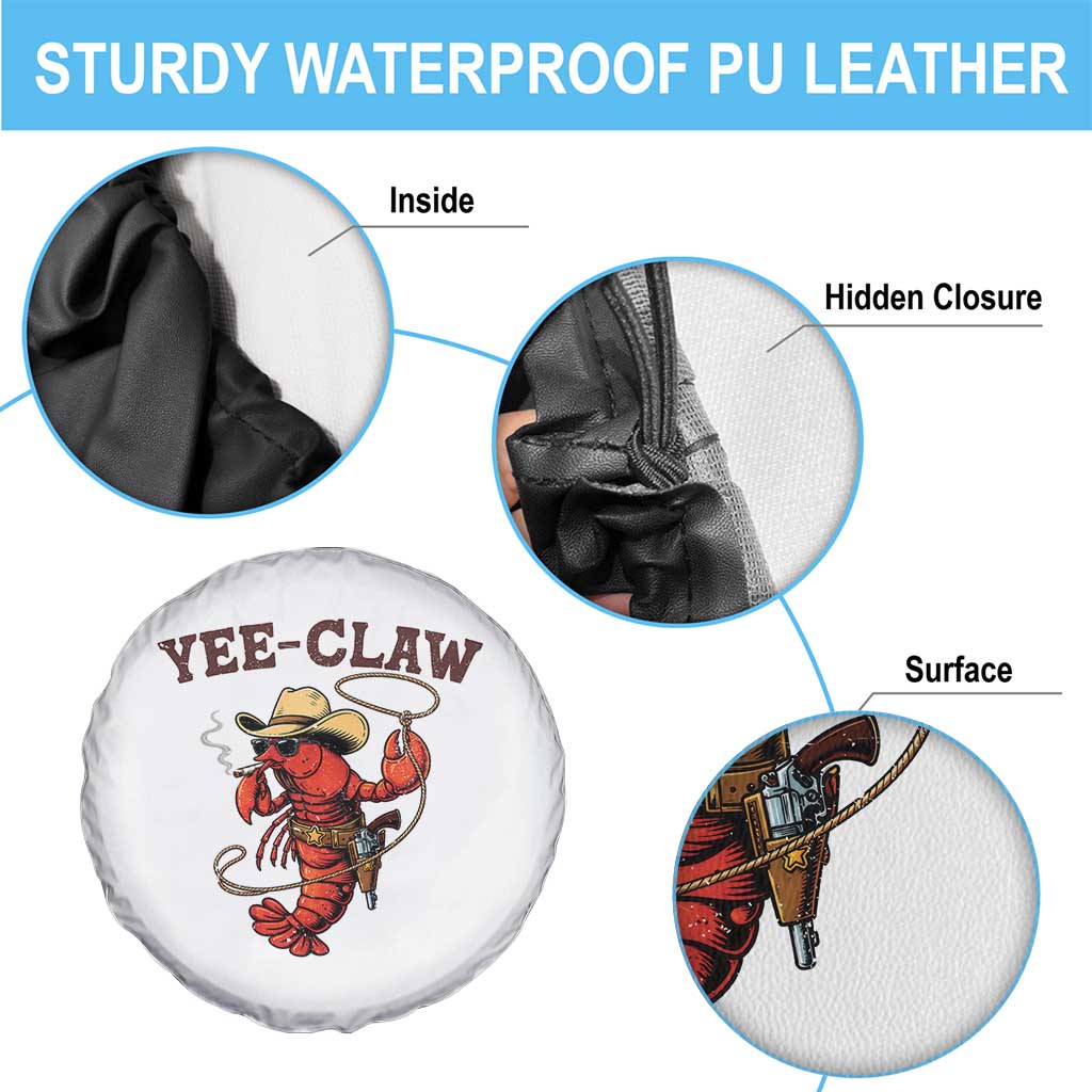 Yee Claw Southern Crawfish Spare Tire Cover Funny Seafood Party Graphic TS12 Print Your Wear