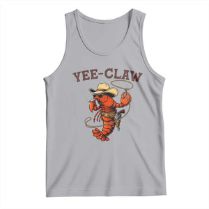 Yee Claw Southern Crawfish Tank Top Funny Seafood Party Graphic TS12 Athletic Heather Print Your Wear