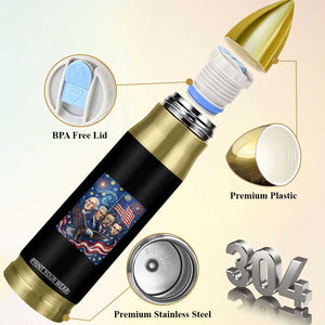 USA Presidents Mount Rushmore Bullet Tumbler Starry Night Inspired Art