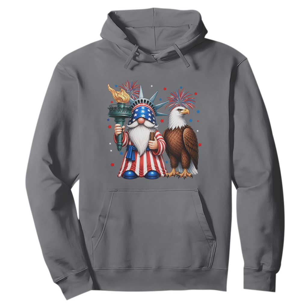 Funny Statue Of Liberty Gnome Hoodie Patriotic 4th Of July