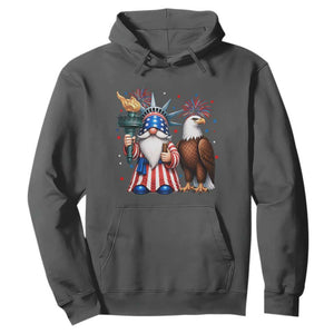 Funny Statue Of Liberty Gnome Hoodie Patriotic 4th Of July