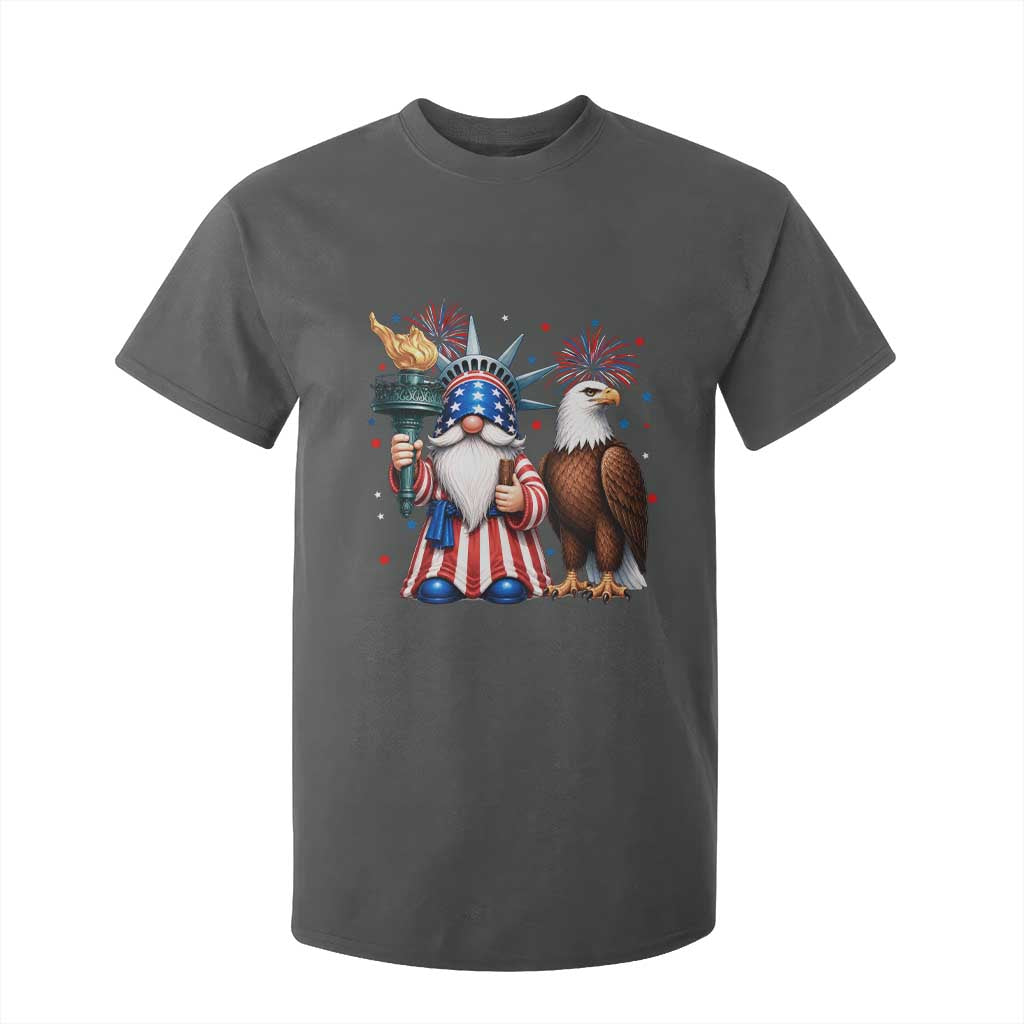 Funny Statue Of Liberty Gnome T Shirt For Kid Patriotic 4th Of July