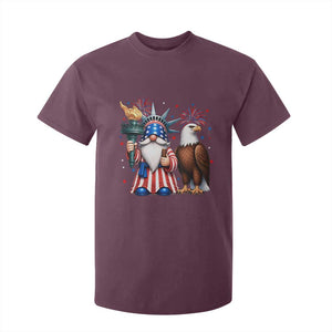Funny Statue Of Liberty Gnome T Shirt For Kid Patriotic 4th Of July