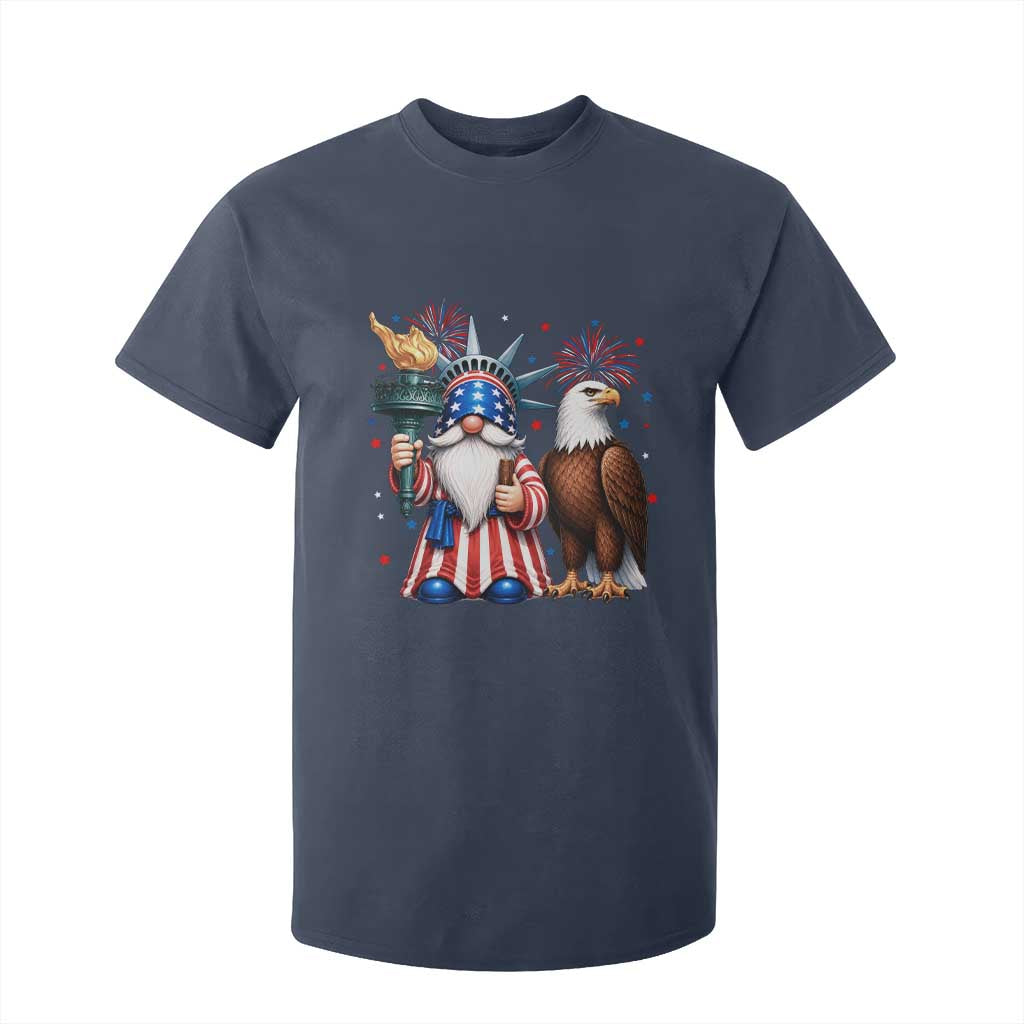 Funny Statue Of Liberty Gnome T Shirt For Kid Patriotic 4th Of July