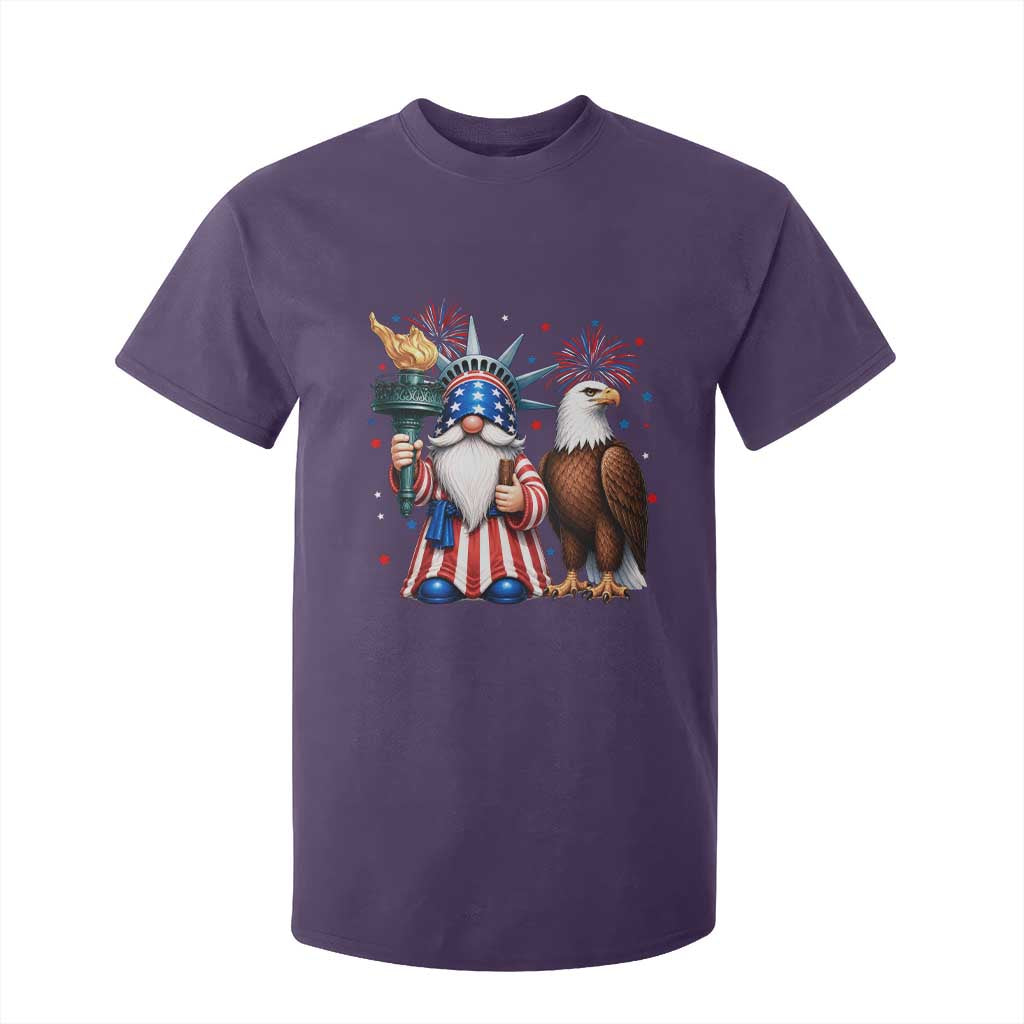Funny Statue Of Liberty Gnome T Shirt For Kid Patriotic 4th Of July