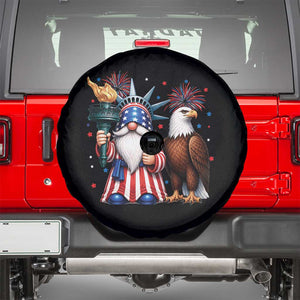 Funny Statue Of Liberty Gnome Spare Tire Cover Patriotic 4th Of July