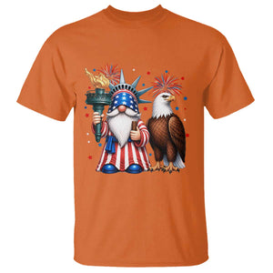 Funny Statue Of Liberty Gnome T Shirt Patriotic 4th Of July