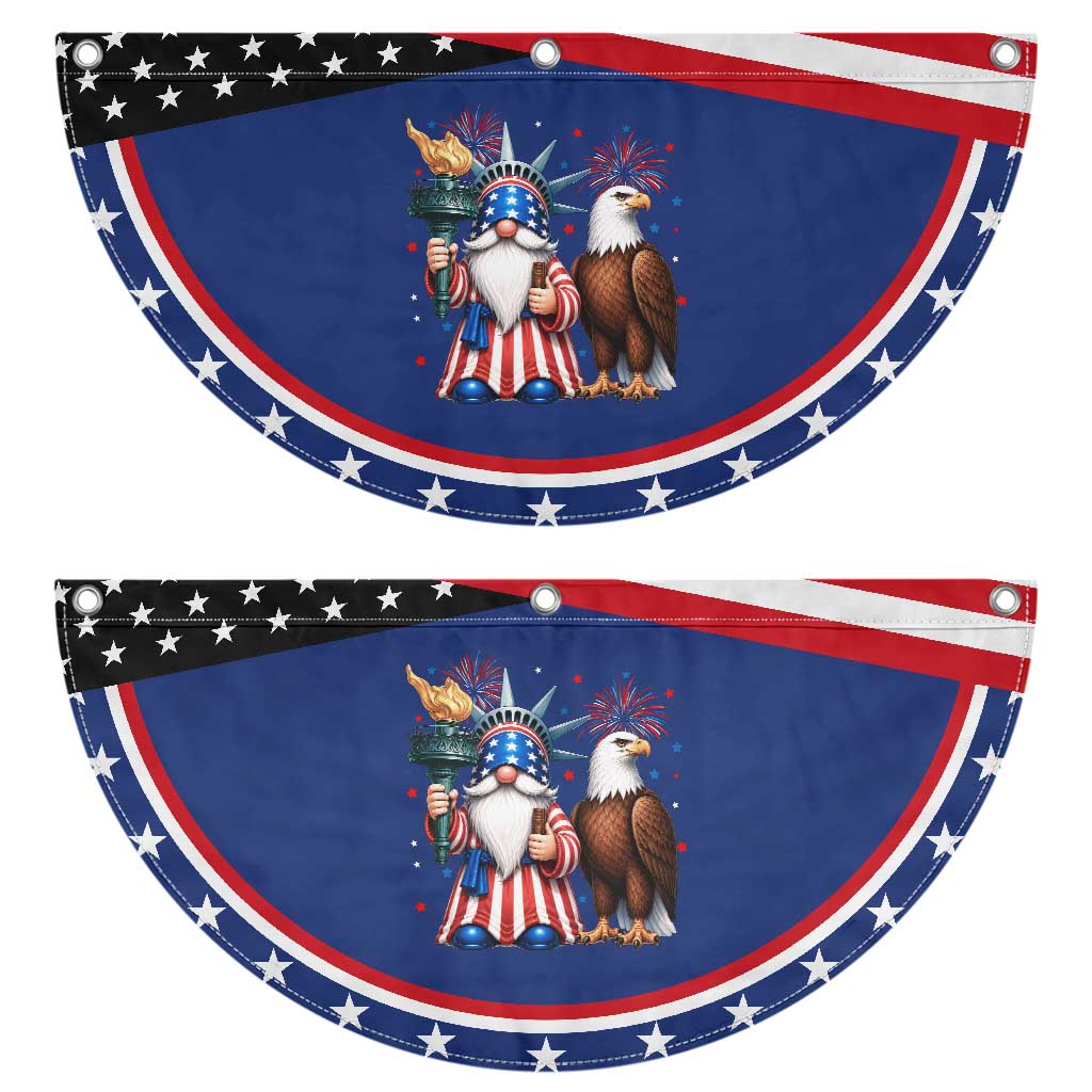 Funny Statue Of Liberty Gnome Patriotic Fan Flag 4th Of July Gift TS12 2pcs pack Classic Navy Print Your Wear
